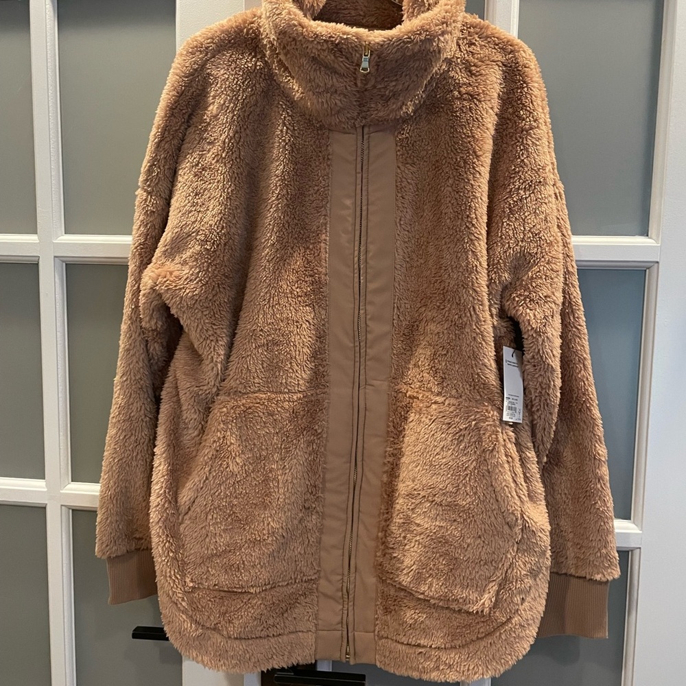 Sonoma Plush Tan Sherpa Jacket